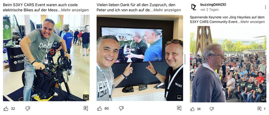 Social Media bei S3XY