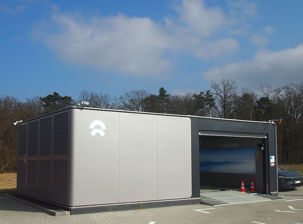 NIO-Station für Batteriewechsel