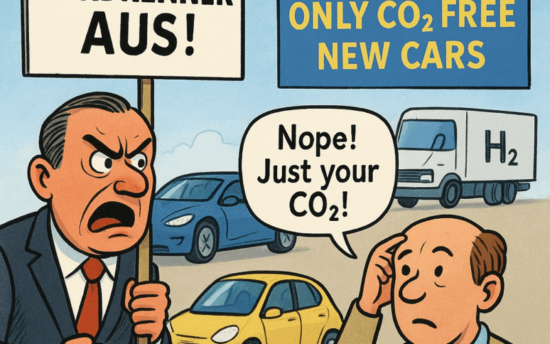 Verbrenner aus Comiczeichnung