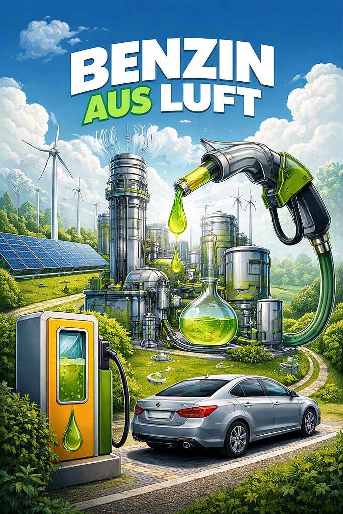 Benzin aus Luft - pure Magie